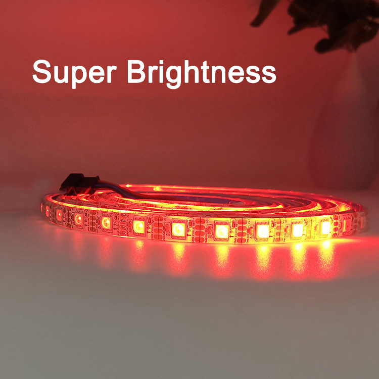 DC12V RT1809 300LEDs(Similar to WS2815) Individually Addressable Breakpoint Continue 5050 RGB Flexible LED Digital Strip Light